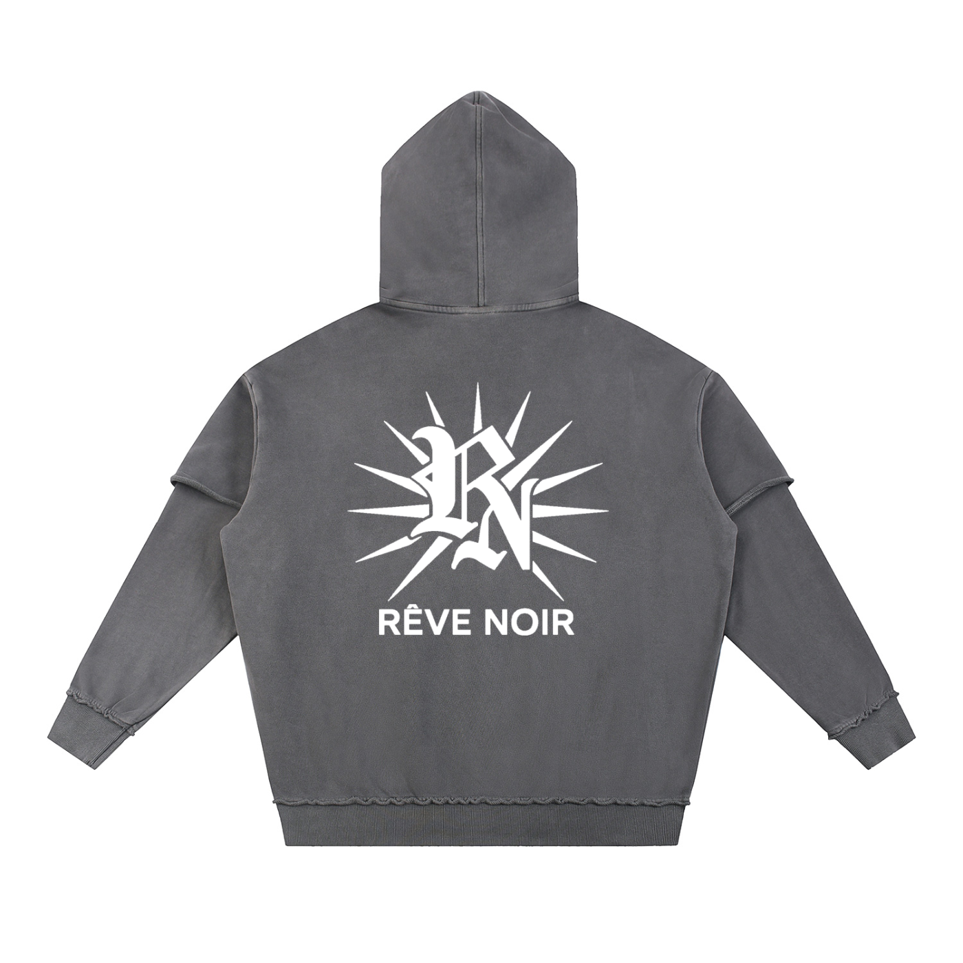 Double Layer Sunburst Hoodie