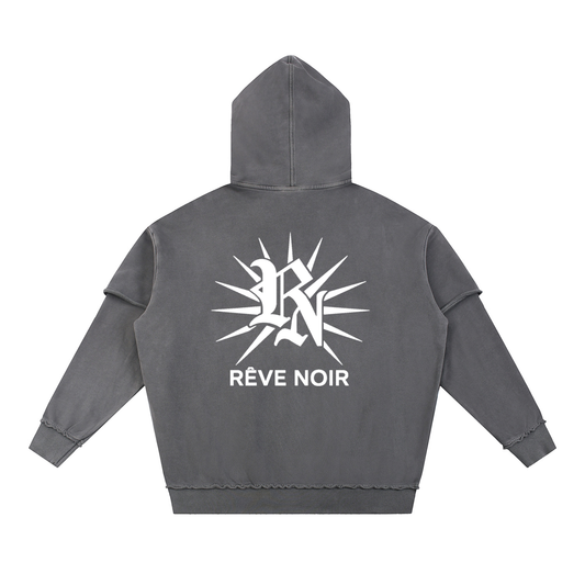 Double Layer Sunburst Hoodie