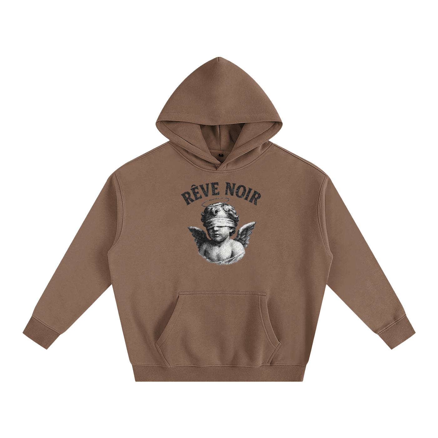 Oversize Fleeced Angel Hoodie