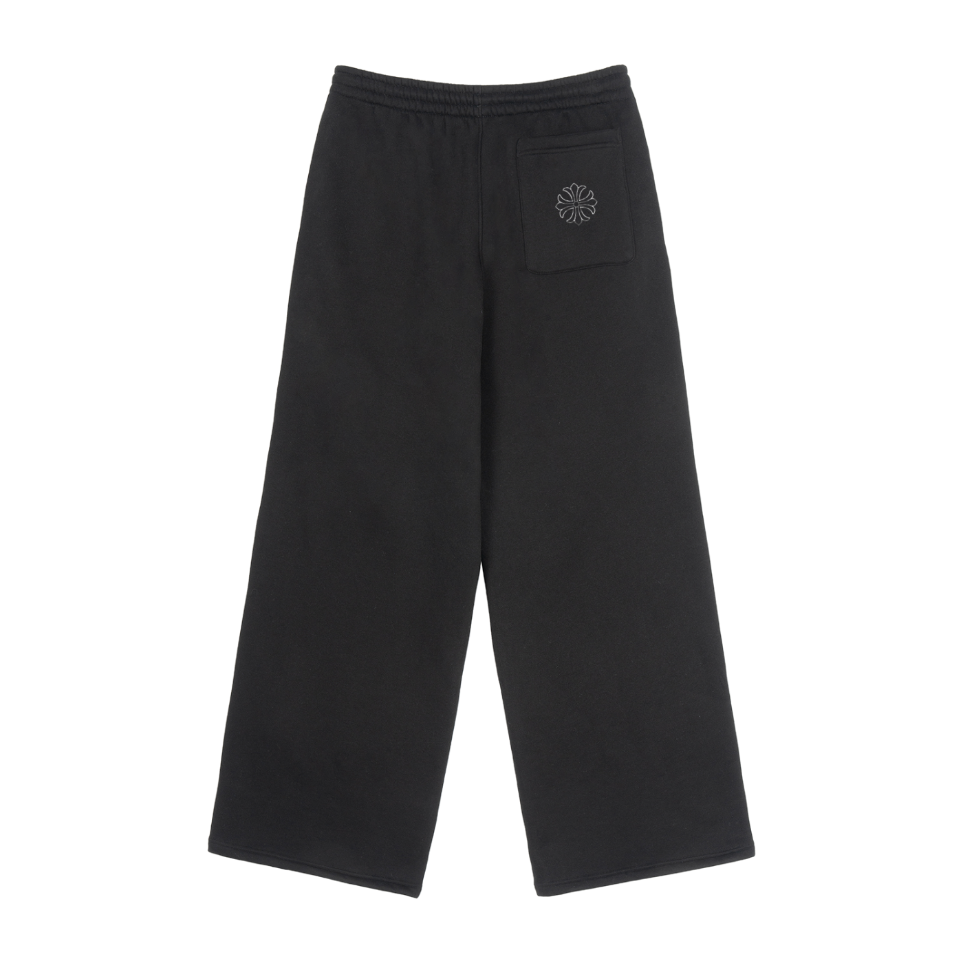 Drawstring Straight-Leg Cross Sweatpants