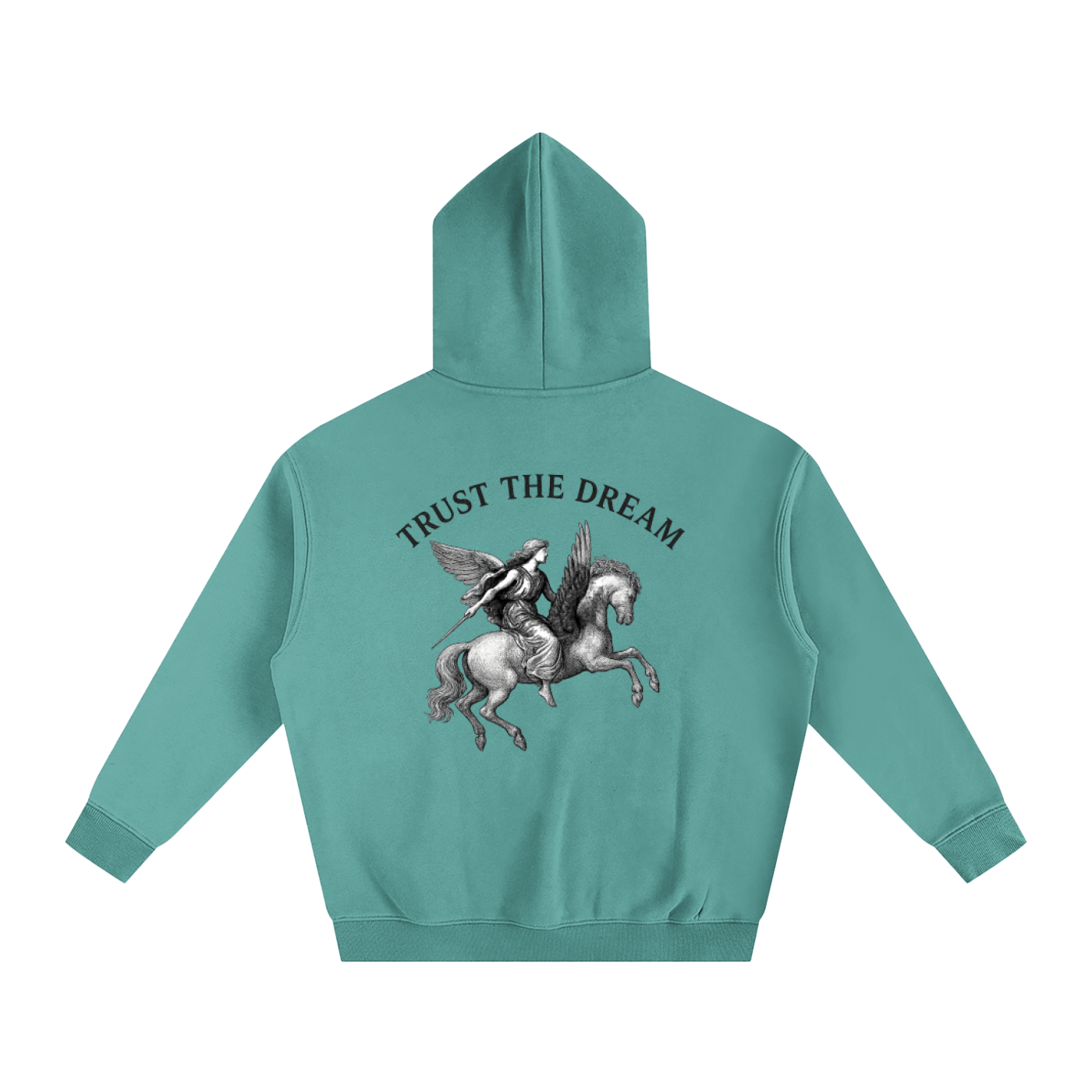 Oversize Fleeced Angel Hoodie