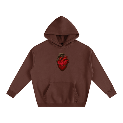 Oversize Fleeced Love Hoodie