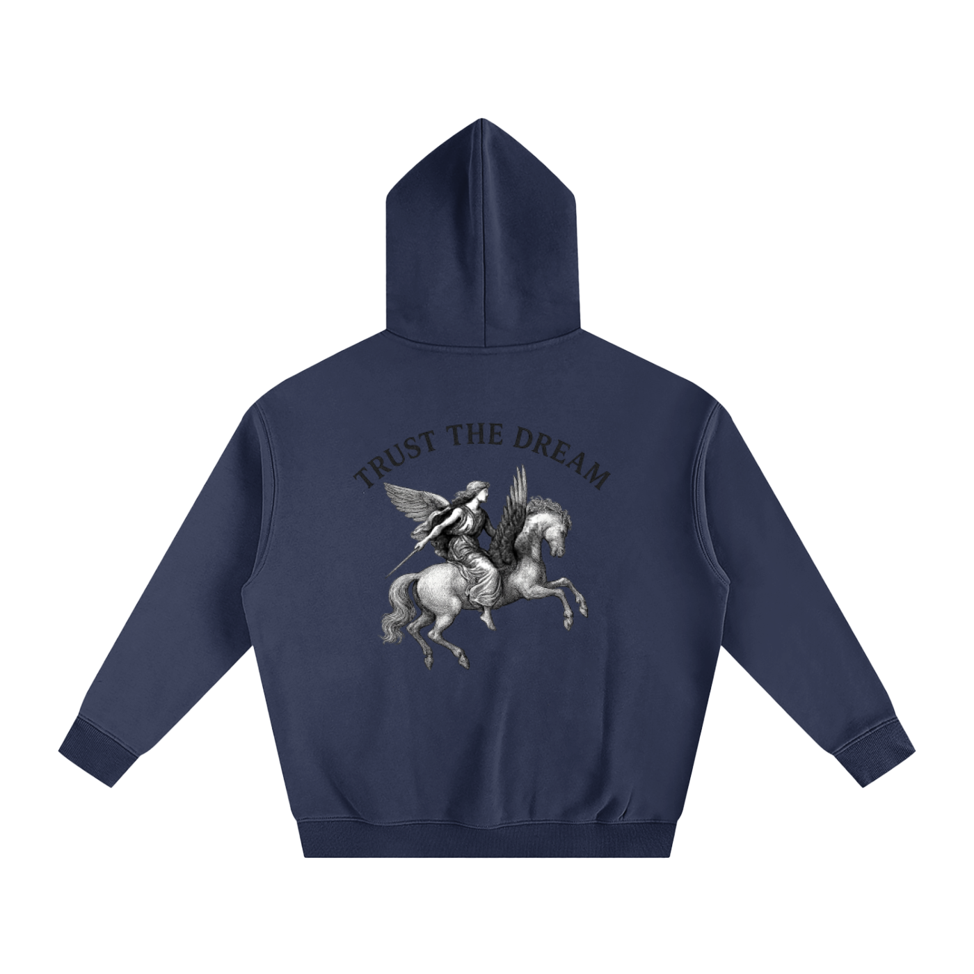 Oversize Fleeced Angel Hoodie