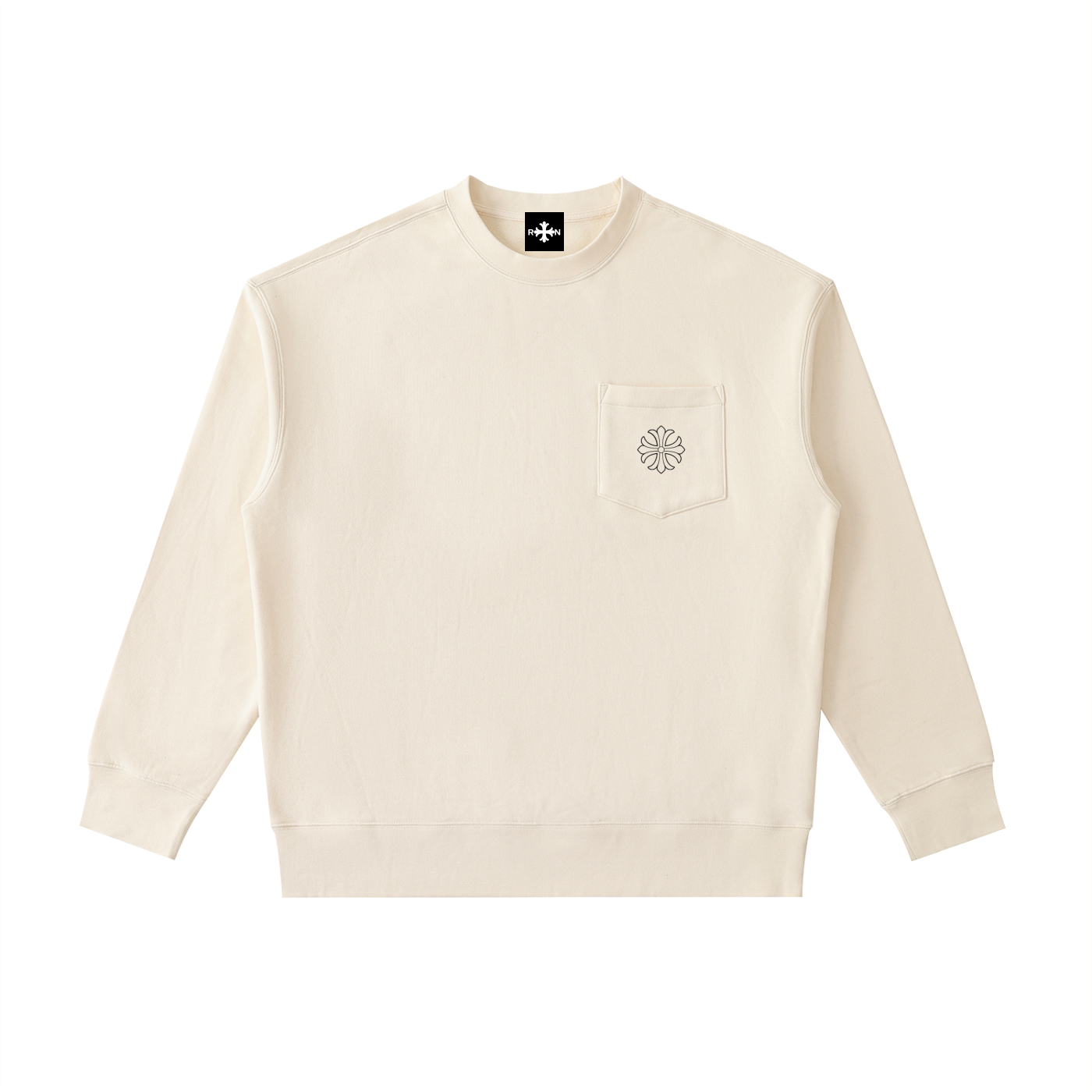 Heavyweight Patch Pocket Crewneck Sweatshirt