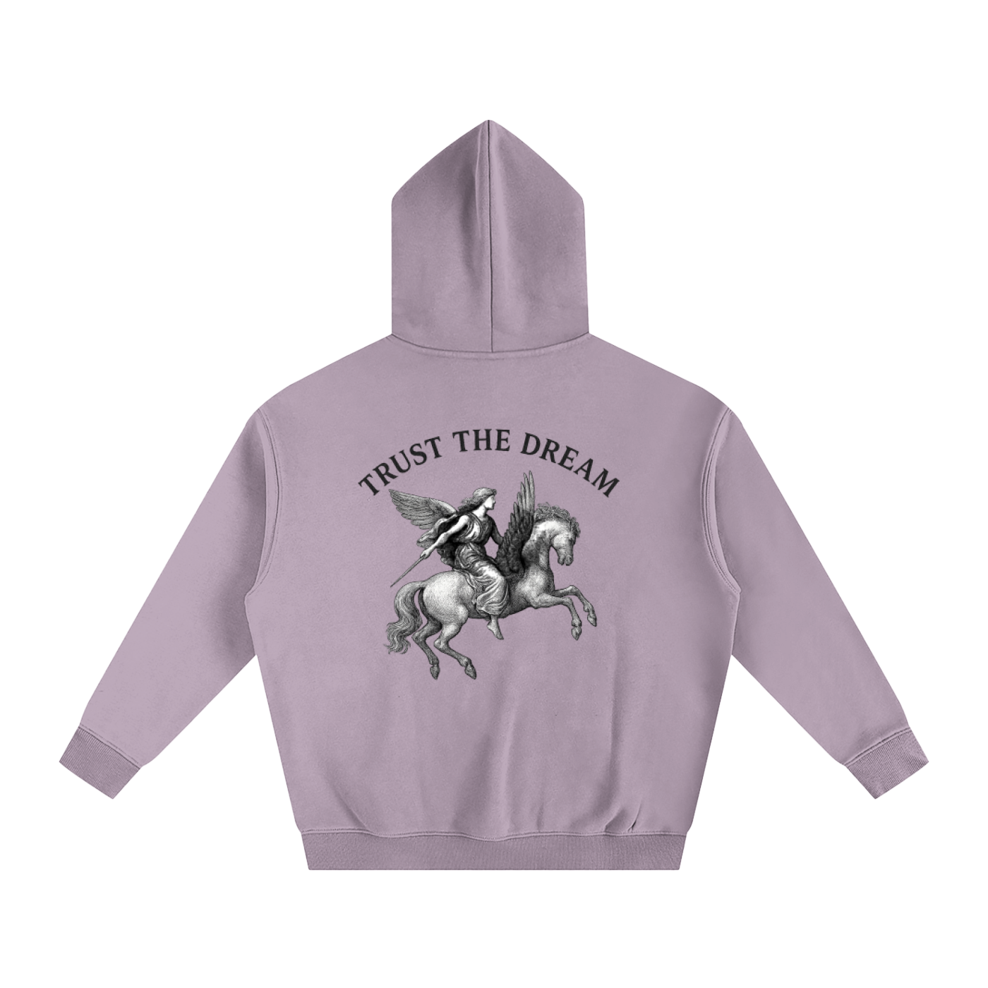 Oversize Fleeced Angel Hoodie