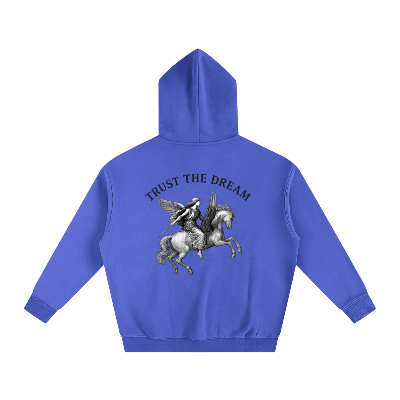 Oversize Fleeced Angel Hoodie