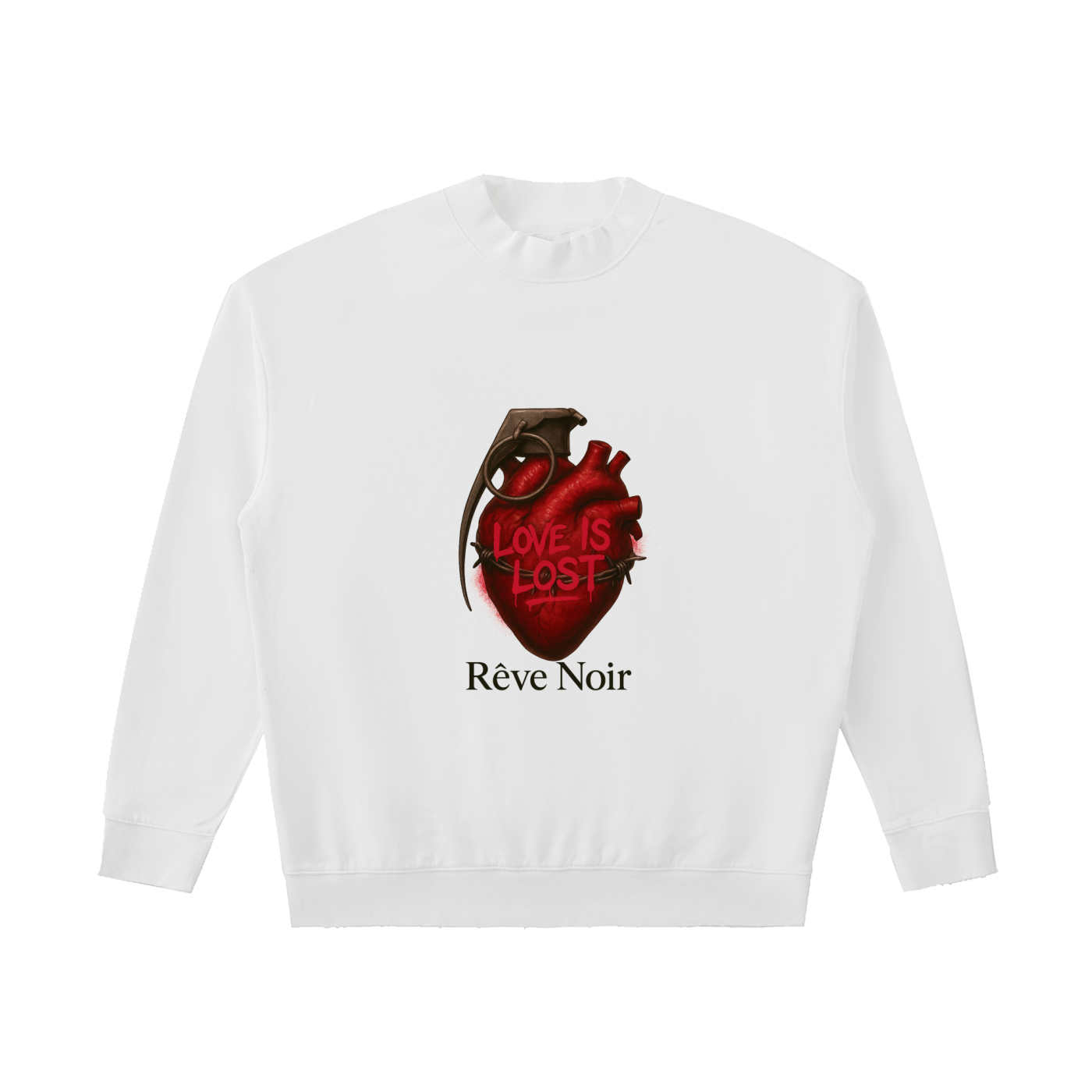 Heavy "Love is Lost" Crewneck