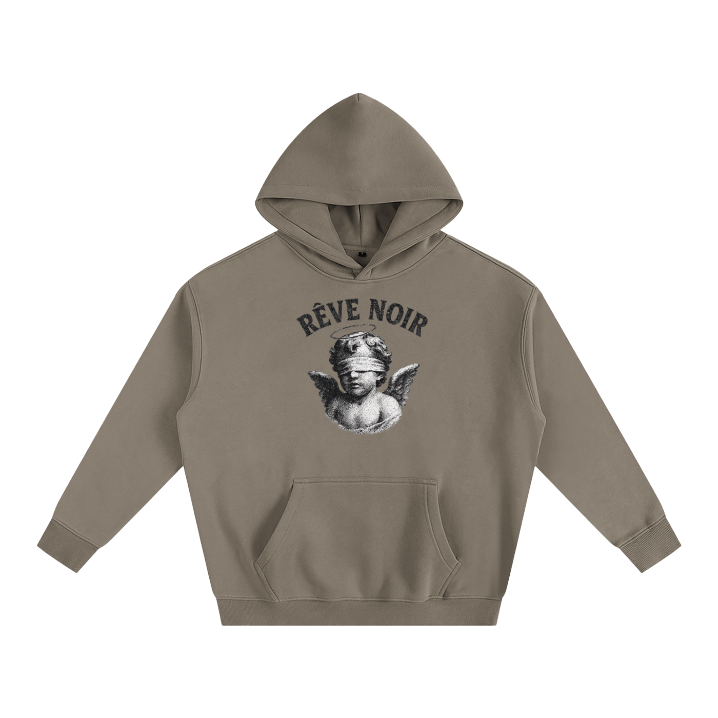 Oversize Fleeced Angel Hoodie