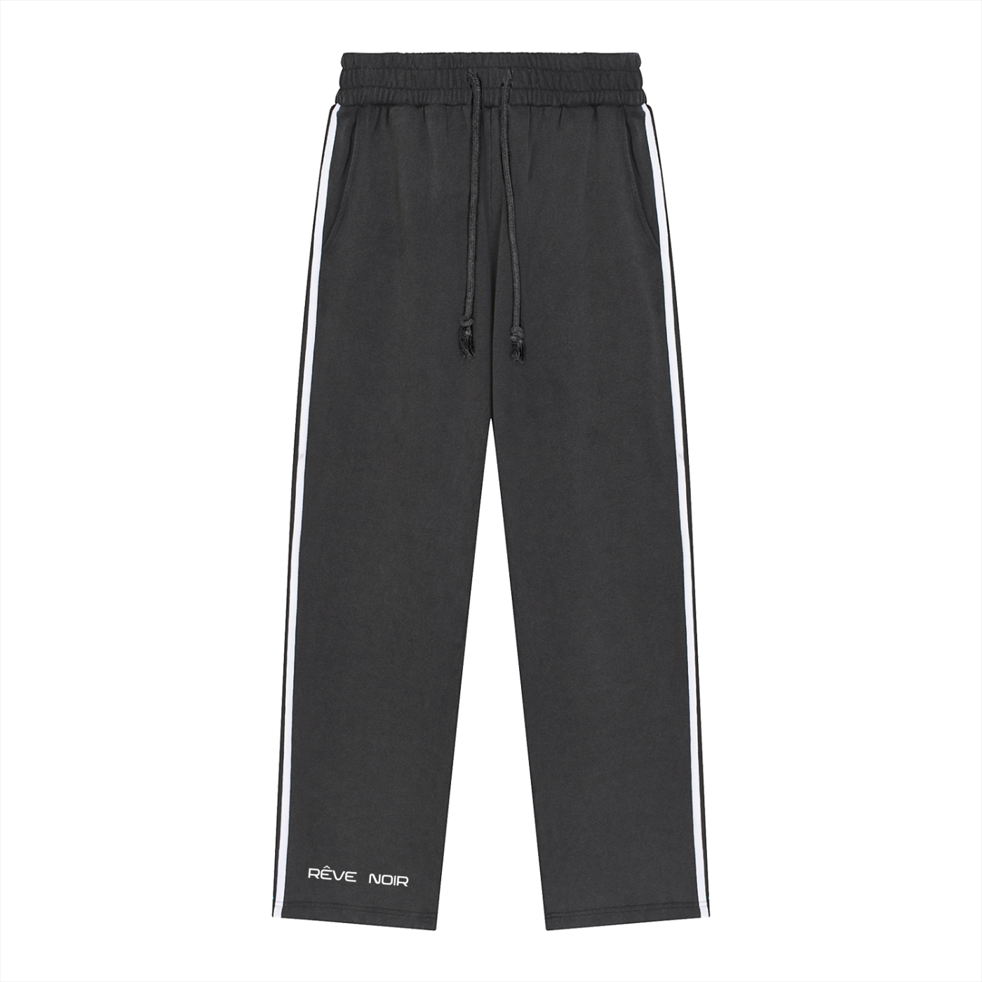 Snow Washed Contrast Minimal Sweatpants