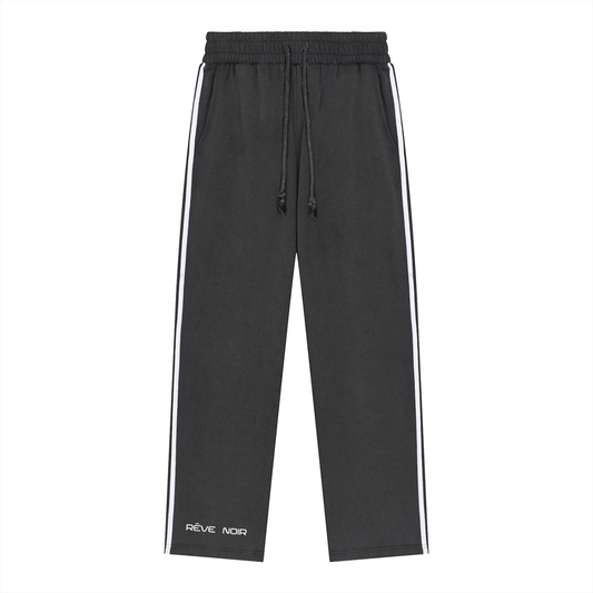 Snow Washed Contrast Minimal Sweatpants