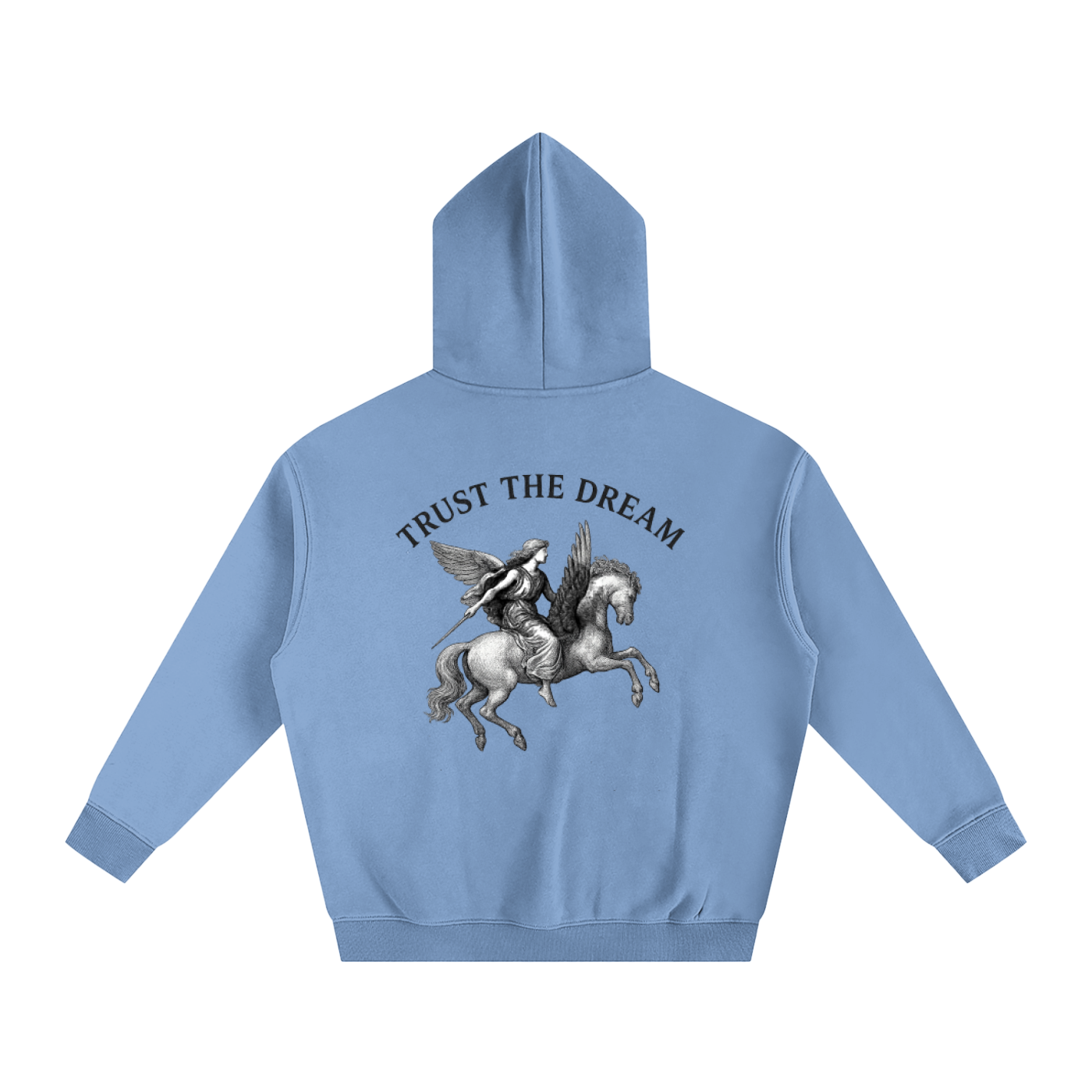 Oversize Fleeced Angel Hoodie