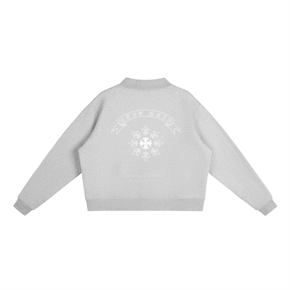 Essential Fleece Mock-Neck Crew Eclipse Sweatshirt
