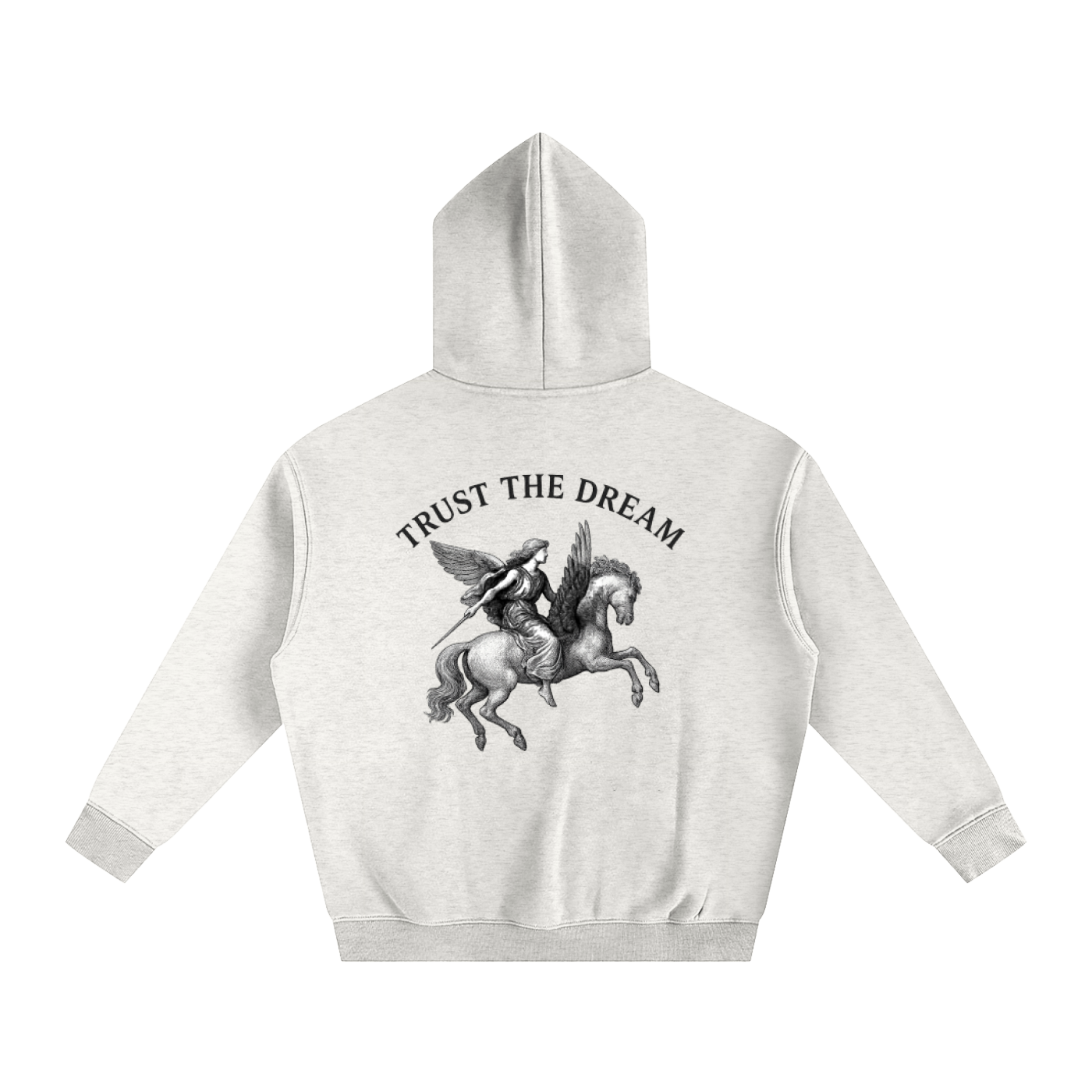 Oversize Fleeced Angel Hoodie