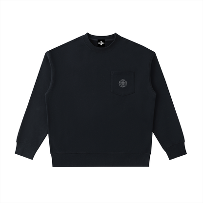 Heavyweight Patch Pocket Crewneck Sweatshirt