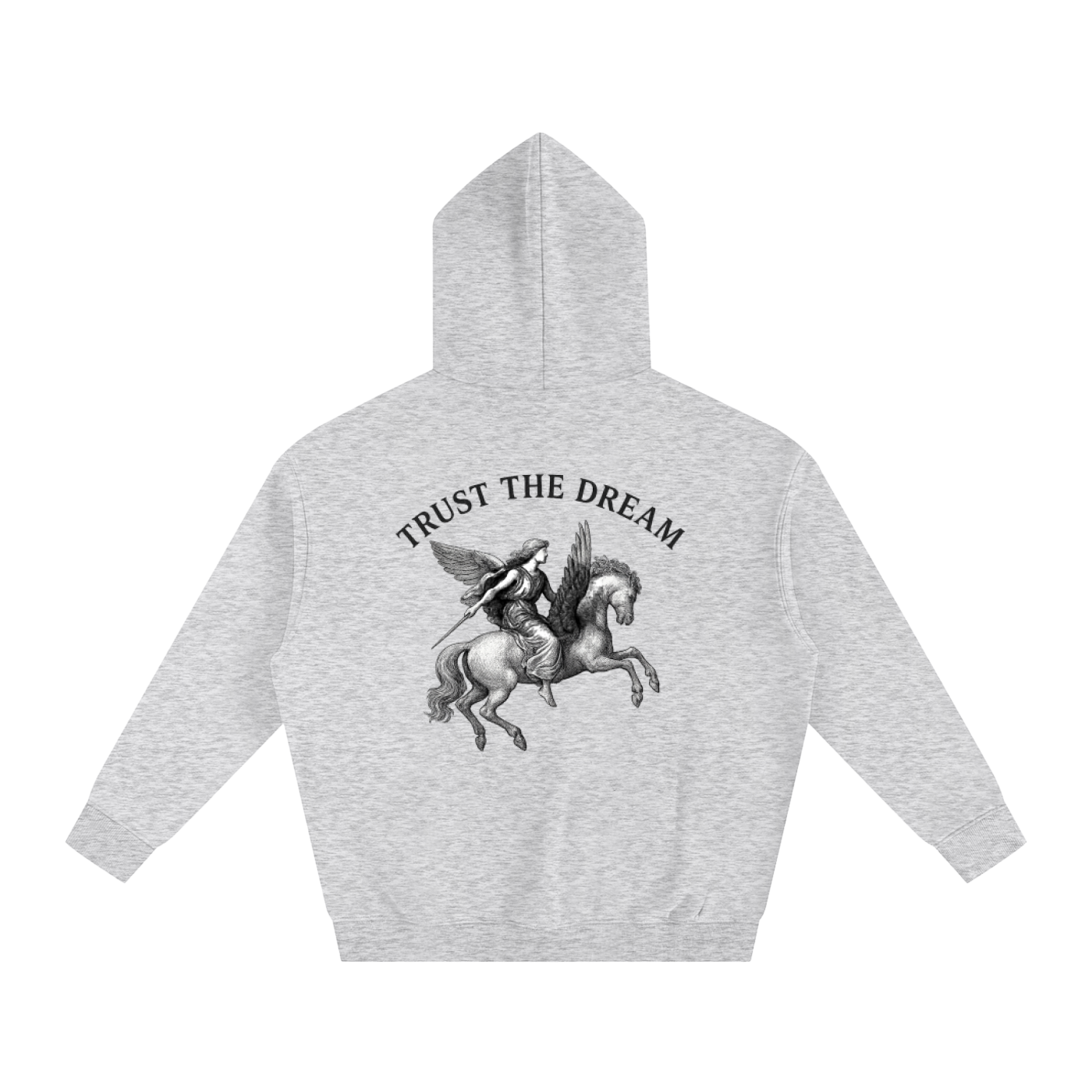 Oversize Fleeced Angel Hoodie