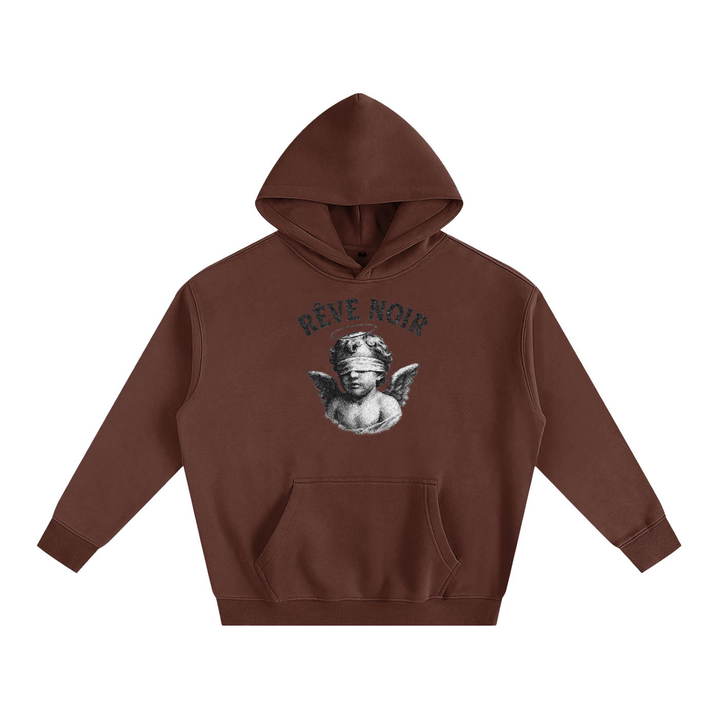 Oversize Fleeced Angel Hoodie