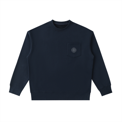 Heavyweight Patch Pocket Crewneck Sweatshirt