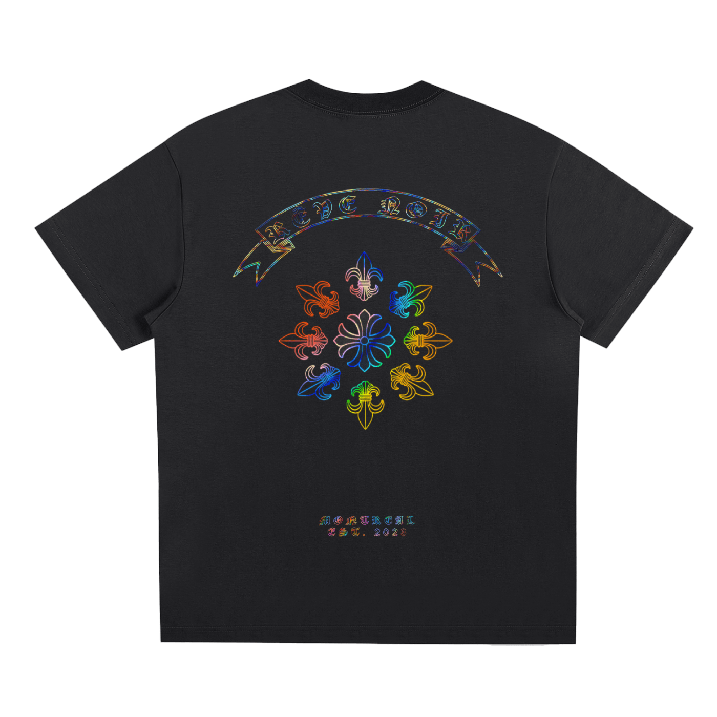 Eclipse Multi - color Light Fitted T-Shirt - Rêve Noir Atelier