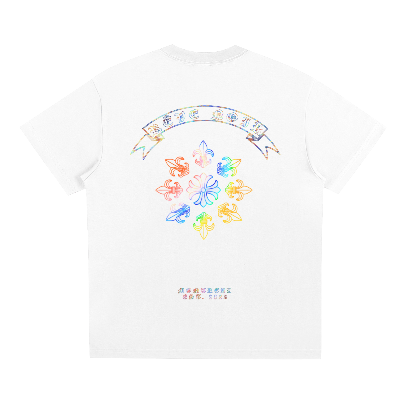 Eclipse Multi - color Light Fitted T-Shirt - Rêve Noir Atelier