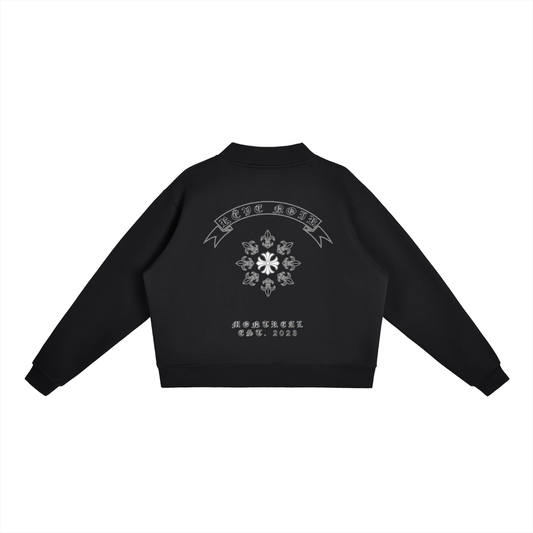 Essential Fleece Mock-Neck Crew Eclipse Sweatshirt