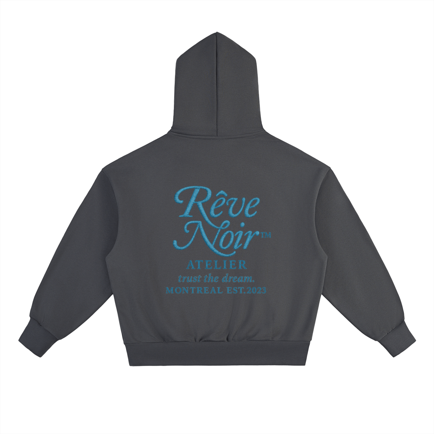 Essential Calligraphy Heavyweight Hoodie - Rêve Noir Atelier