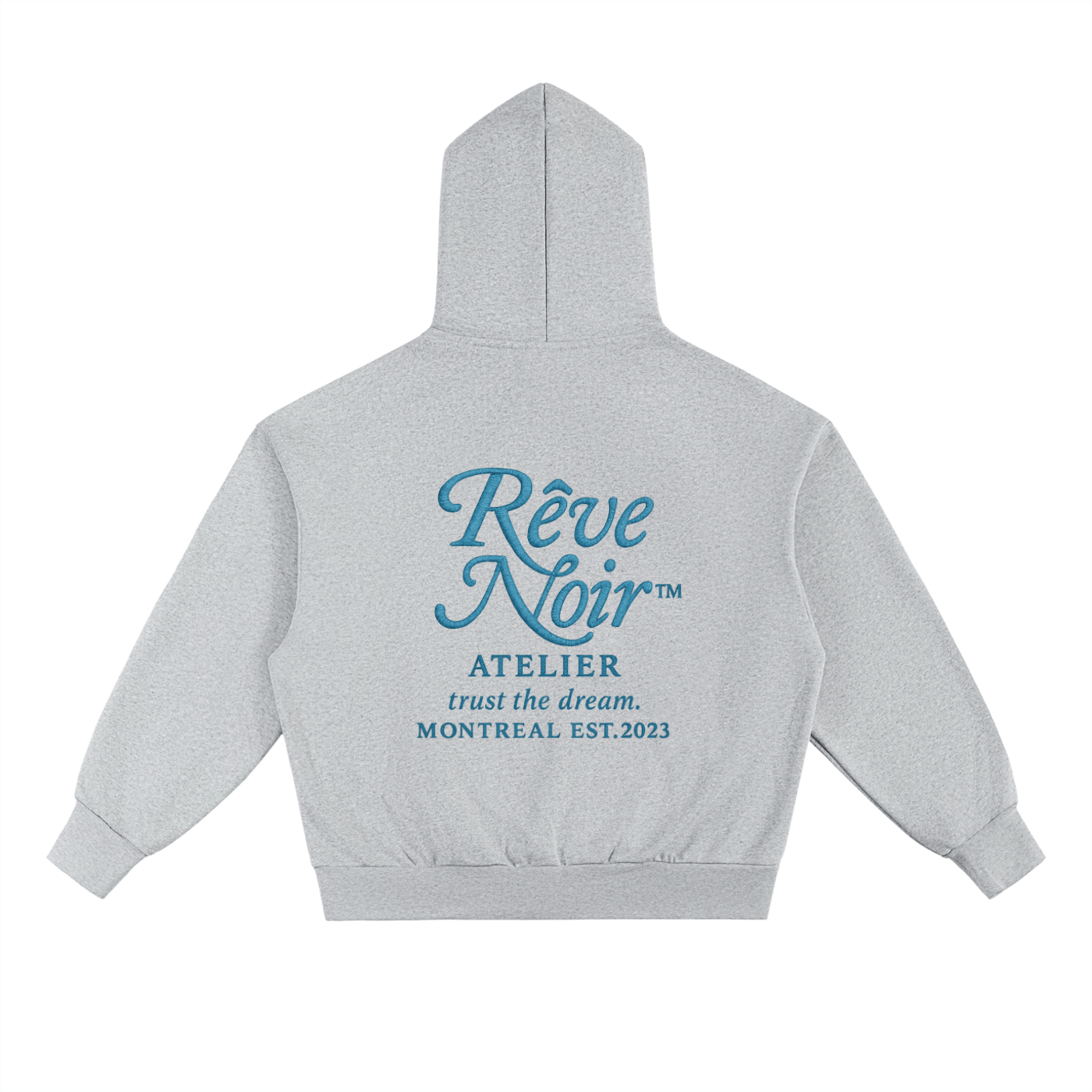 Essential Calligraphy Heavyweight Hoodie - Rêve Noir Atelier