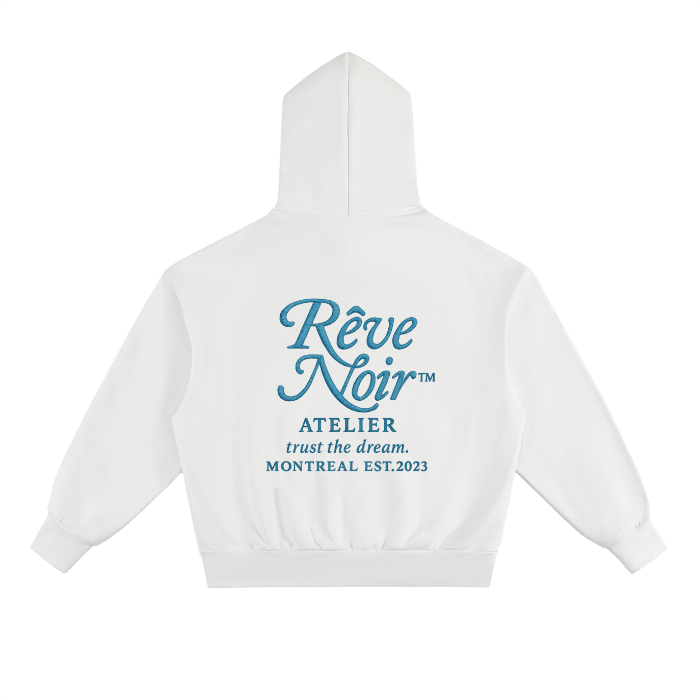 Essential Calligraphy Heavyweight Hoodie - Rêve Noir Atelier