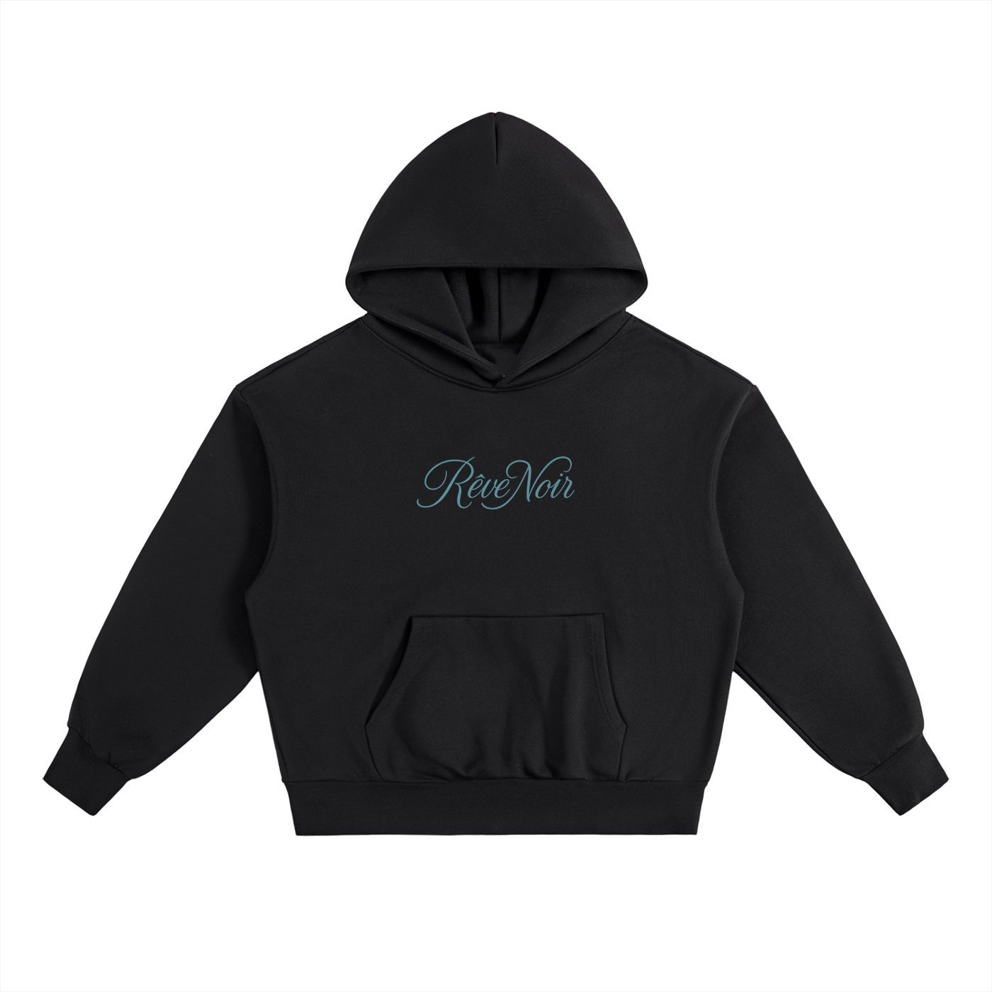 Essential Calligraphy Heavyweight Hoodie - Rêve Noir Atelier