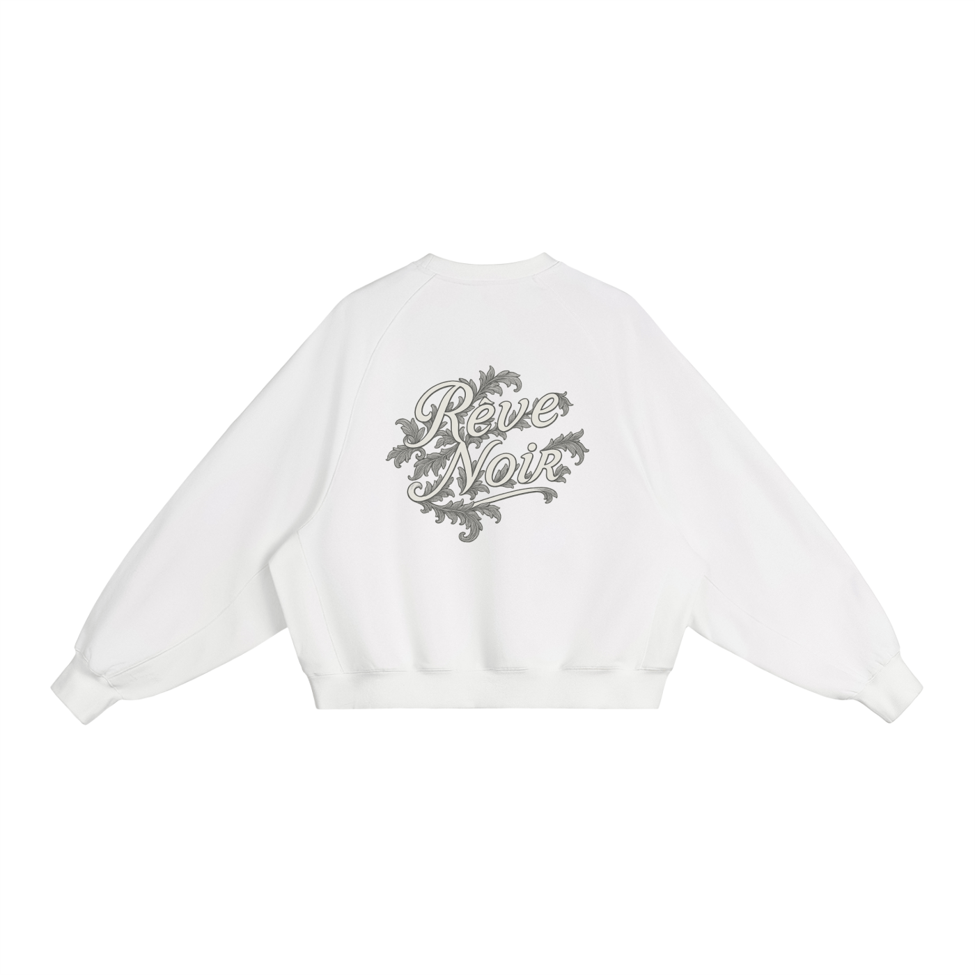 Essential Heavyweight Floral Box Sweatshirt - Rêve Noir Atelier