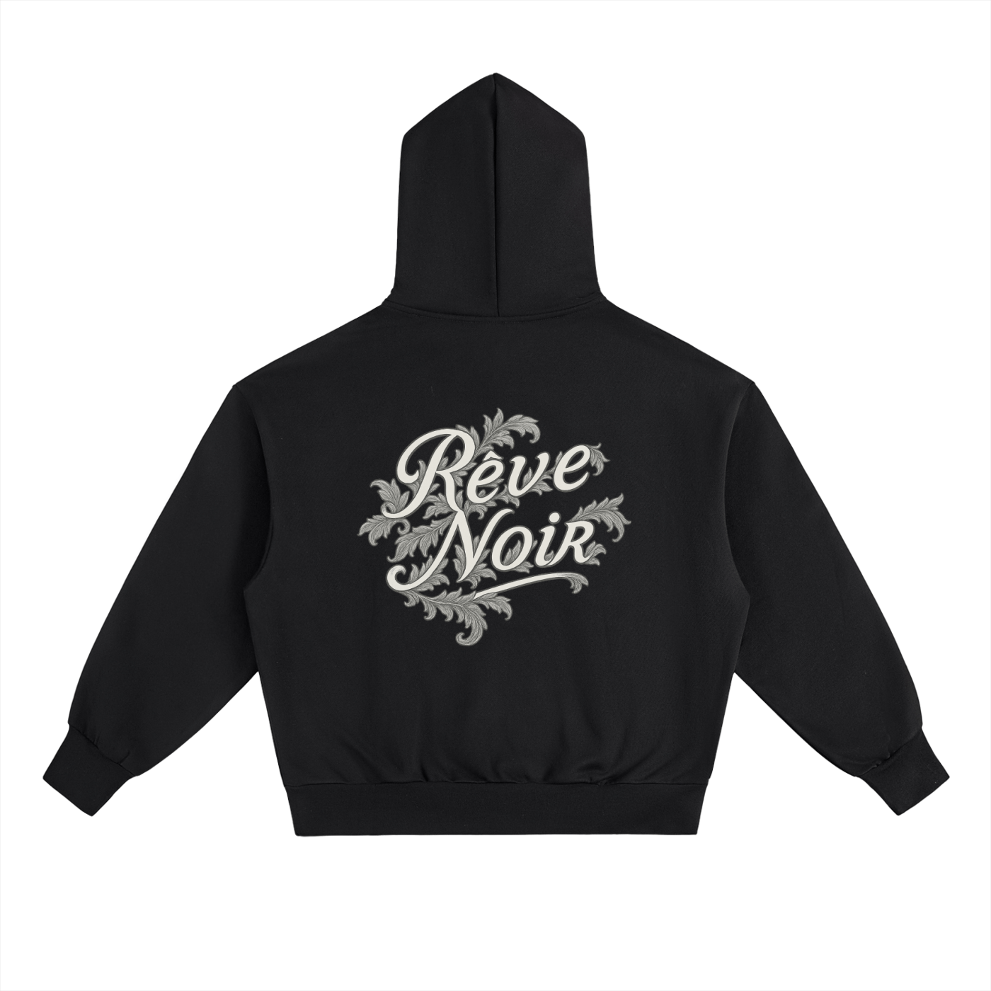 Essential Heavyweight Floral Hoodie - Rêve Noir Atelier