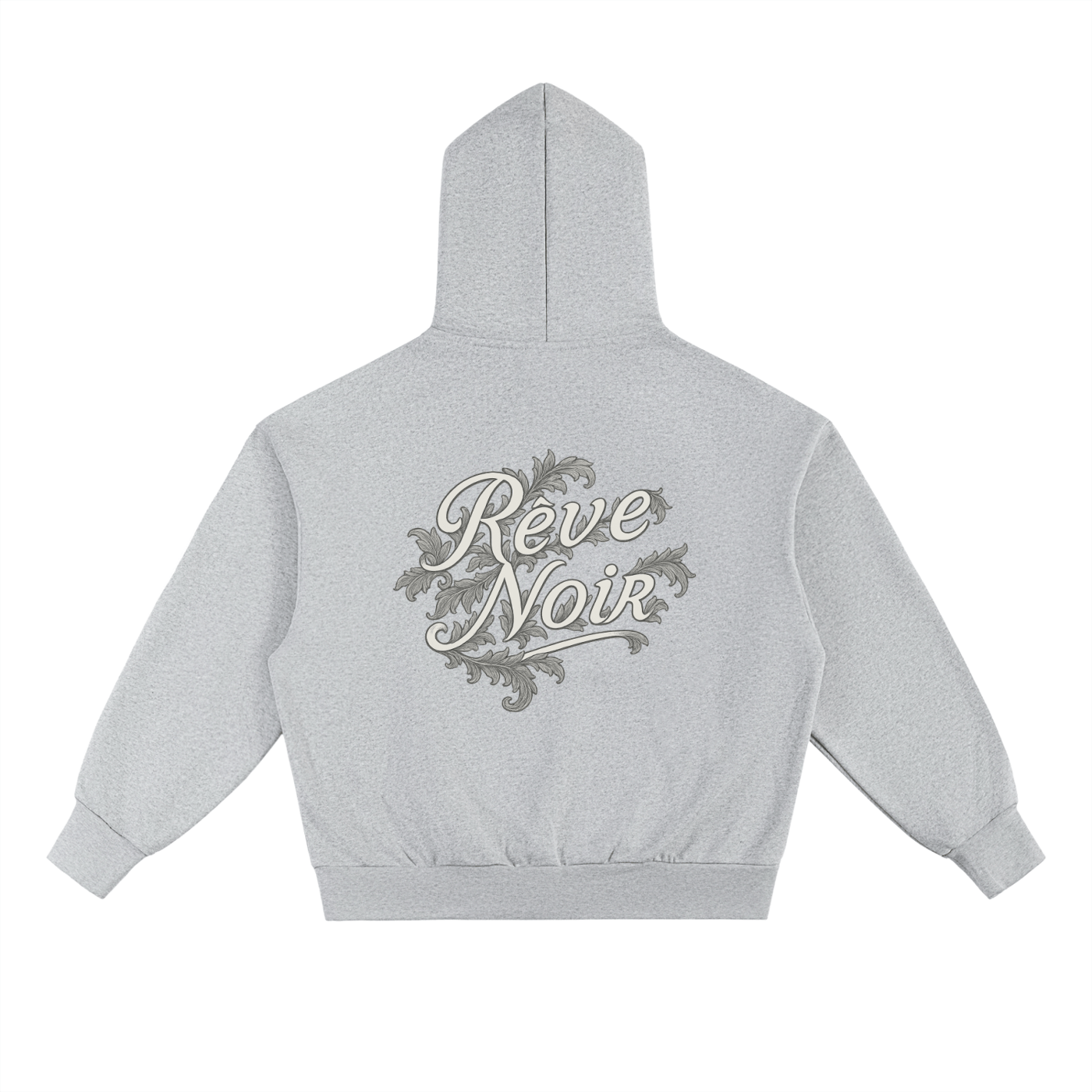 Essential Heavyweight Floral Hoodie - Rêve Noir Atelier
