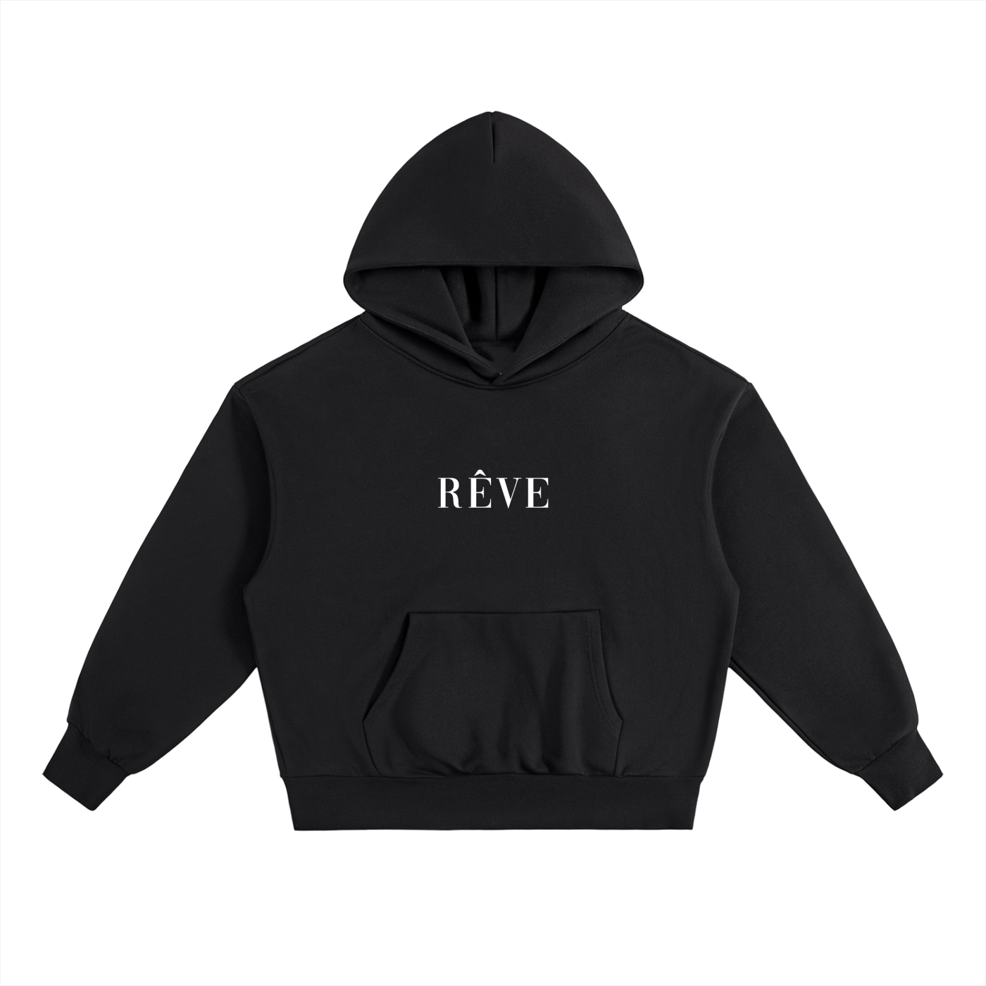 Essential Heavyweight Floral Hoodie - Rêve Noir Atelier