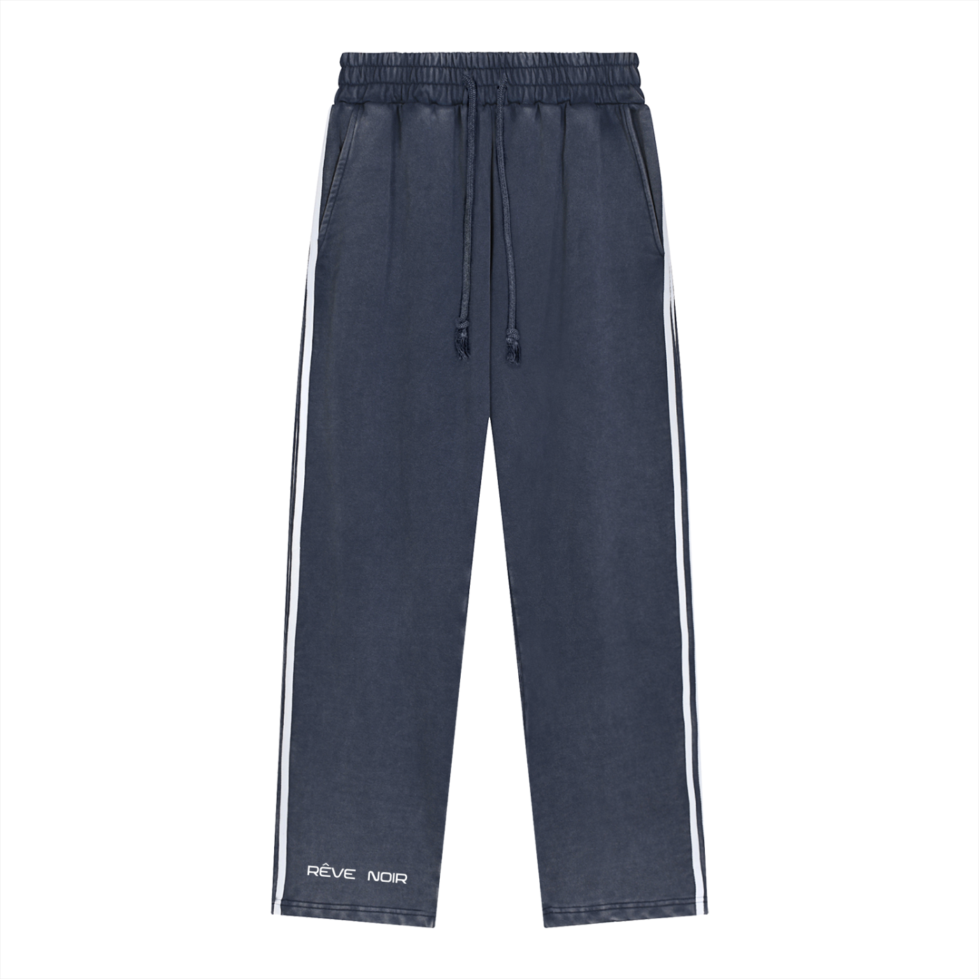 Snow Washed Contrast Minimal Sweatpants