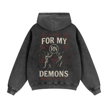 Sudadera Demons con cremallera gruesa 