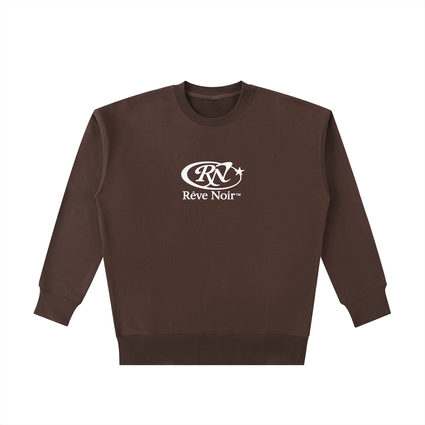 "Happiness is an Art" Heavyweight Sweatshirt - Rêve Noir Atelier