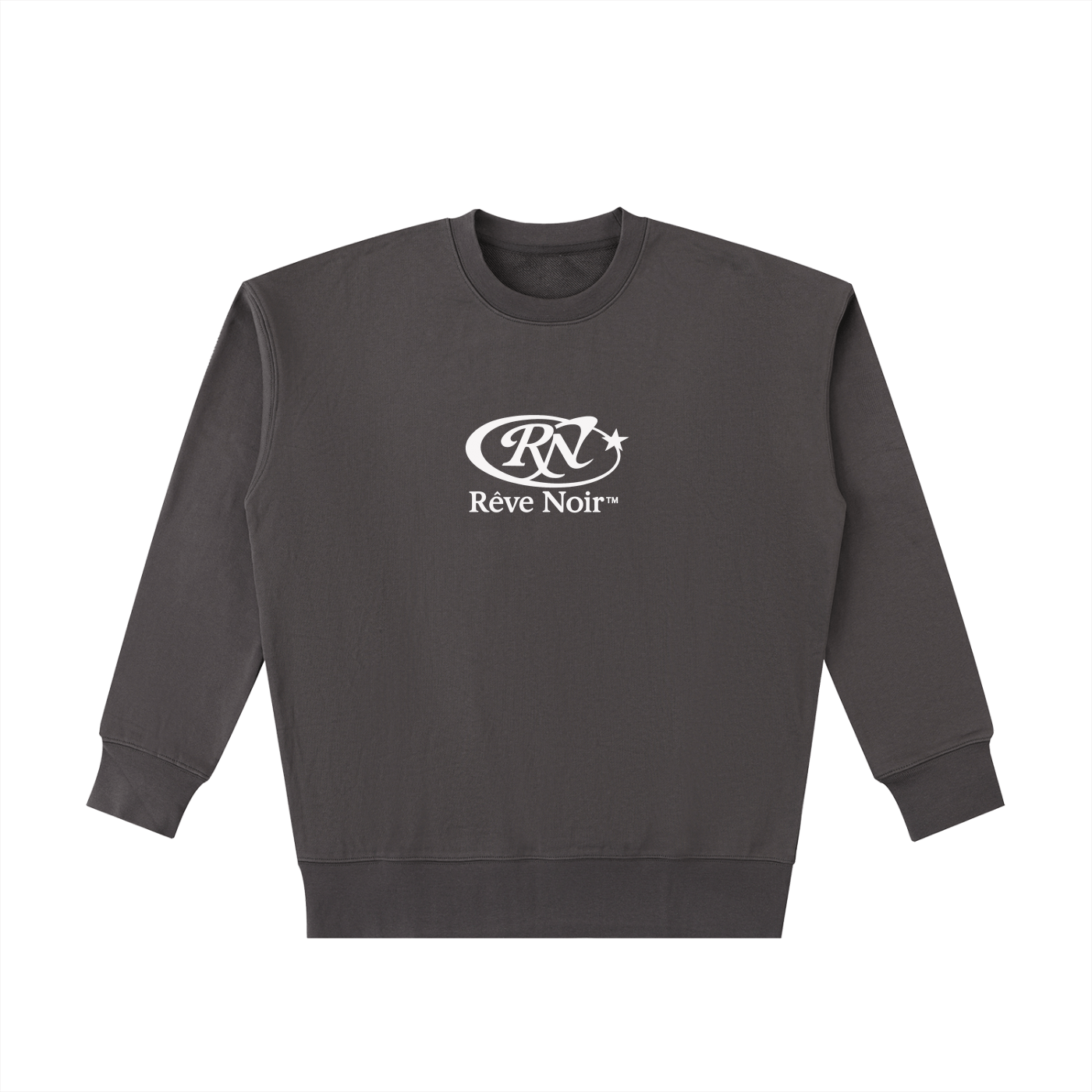 "Happiness is an Art" Heavyweight Sweatshirt - Rêve Noir Atelier