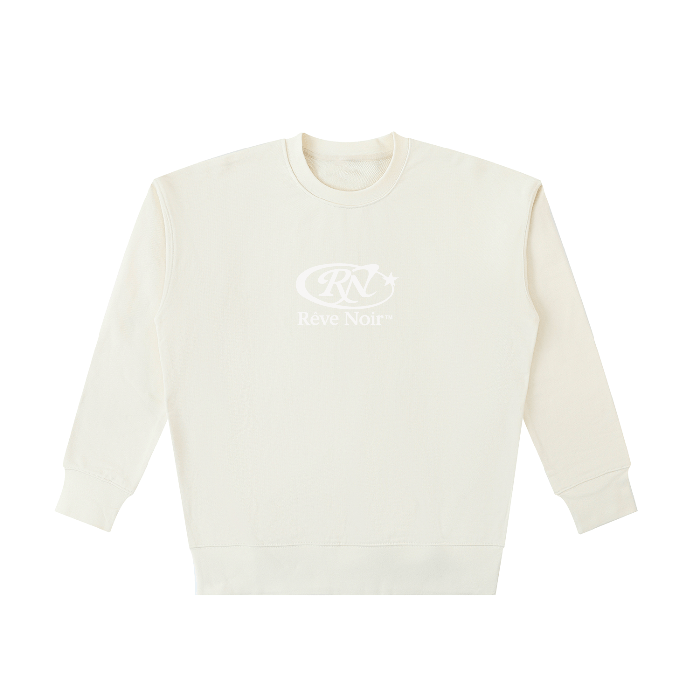 "Happiness is an Art" Heavyweight Sweatshirt - Rêve Noir Atelier