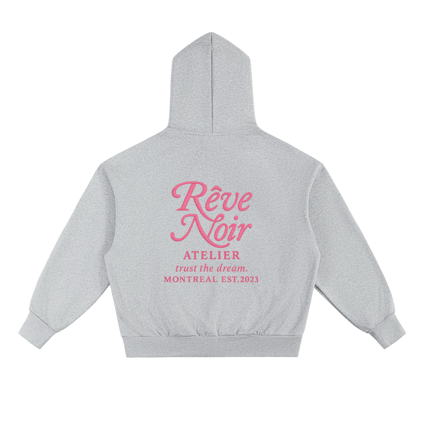 "Pink Star" Essential Heavyweight Hoodie - Rêve Noir Atelier