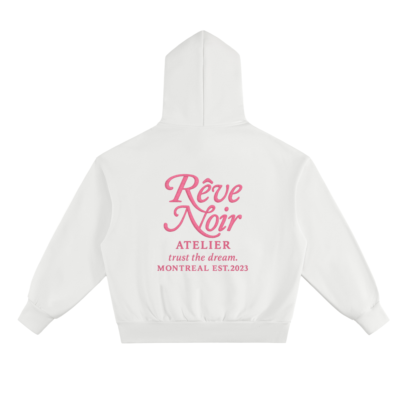 "Pink Star" Essential Heavyweight Hoodie - Rêve Noir Atelier