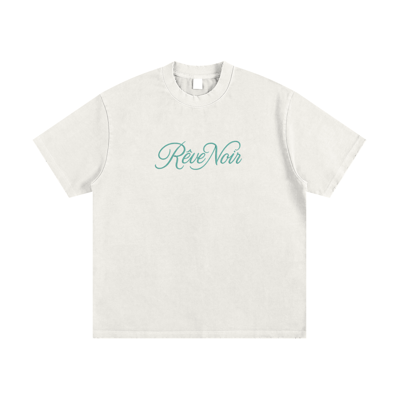 "The Unknown" Heavyweight Faded T-Shirt - Rêve Noir Atelier